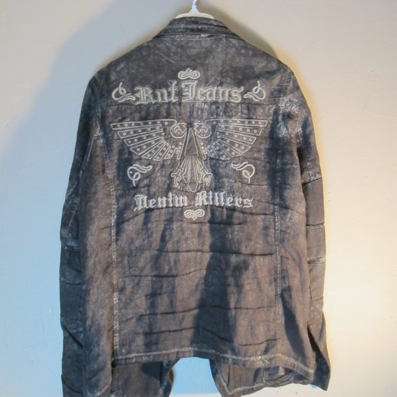 RNT Jeans Jacket Denim Killers L - Picture 1 of 8